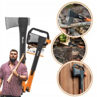 SIEKIERA DOMOWA OGRODOWA MOCNA TOPOREK DO OGRODU RĄBANIA DREWNA OSTRZE KUTE