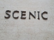 Emblemat Renault Scenic II tył klapa