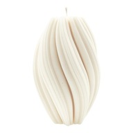 Świeca sojowa dekoracyjna Twist Duża – ręcznie robiona | Nuvia Soy