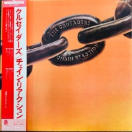 The Crusaders Chain Reaction EX+/EX+ Japan Obi LP 1975 Blue Thumb SWX-6233