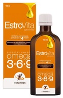 Suplement diety EstroVita omega 3 6 9 olej lniany płyn 150 ml