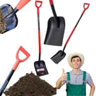 ŁOPATA OGRODOWA BUDOWLANA PIASKOWA DO ZIEMI DO PIASKU METALOWA 24 X 125 CM