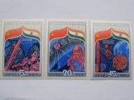 ZSRR - Wspólny Lot w Kosmos - Mi. 5371-73 **