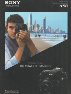 Katalog Prospekt Sony Alpha 58 16 stron PL