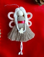 Aniołek handmade - makrama