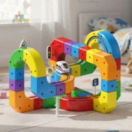 DUŻY MAGICZNY TOR KONSTRUKCYJNY 3D – ANTYGRAWITACYJNY POCIĄG 95 EL KOLEJKA