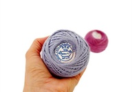 KORDONEK gruby zestaw, nici zdobnicze 3 szt. włóczka bawełniana ARA