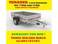PRZYCZEPA hamowana TEMARED PROBRAKE 2612 750kg 1oś hamowana 263x125x40