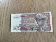 Zair - 2000 zairów - 1991 - UNC