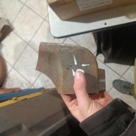 Końcówka błotnika przód reperaturka PRAWA Fiat 126p