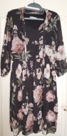 WŁOSKA PIĘKNA ZWIEWNA KWIECISTA SUKIENKA