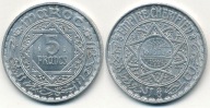 Maroko 5 Francs - 1951r ... Monety