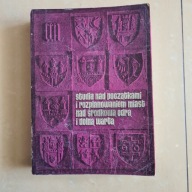 Studia nad początkami i rozplanowaniem miast nad środkową Odrą dolną Wartą