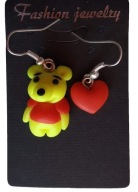 KOLCZYKI BIŻUTERIA NA WALENTYNKI KUBUŚ PUCHATEK