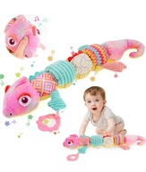 MUZYCZNA PLUSZOWA ZABAWKA, ZABAWKA DLA DZIECI 0-6 MIESIĘCY, Z 4 DŹWIĘKI