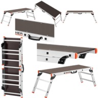 PODEST ROBOCZY ALUMINIOWY SKŁADANY PLATFORMA WIELOFUNKCYJNA HIGHER 2,48M