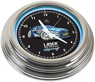 Laser Tools Zegar ścienny KOLEKCJONERSKI z podświetleniem neonowym 38 cm
