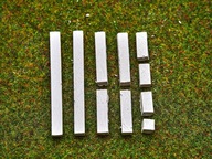 Cegiełki gipsowe odlew drewno belki forma 01k