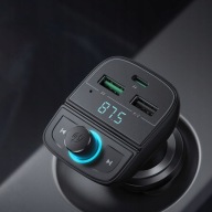 Ugreen Transmiter FM Bluetooth Ładowarka Samochodowa 3 xUSB Zestaw Głośnomó