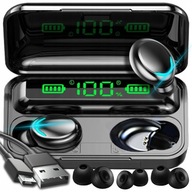 Bezprzewodowe Słuchawki Dokanałowe Bluetooth + Etui