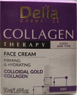 Krem odżywiający do twarzy Delia Cosmetics COLLAGEN Therapy na dzień 50 ml