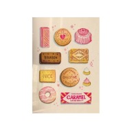 Plakat „Retro Biscuits” – Słodka Kolekcja Herbatników