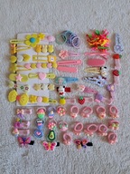 Zestaw Do Włosów Stitch Gumki Hello Kitty Spinki Kapibara 65 + 50szt B30