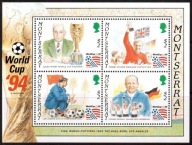 **WM94 Montserrat Bl. 67 = 11E - PIŁKA NOŻNA