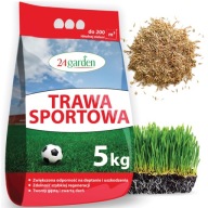 Trawa 24garden mieszanka sportowa wieloletnia 5 kg 200 m²