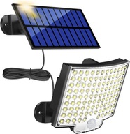 Lampa solarna na zewnątrz MPJ, 106 LED, czujnik ruchu