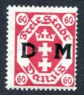 WMG rok 1921 nr U 9 czysty * ( podlepka lub ślad po niej ) - luzak