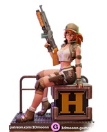 Figurka 3D - Fio - metal slug - 16K- 1:6 - 3DMoon