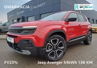 Jeep Avenger 54kWh Altitude 156 KM I wl. GWARANCJA FV23 Elektryczny