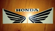 Logo Emblemat HONDA Black 11x7cm Zestaw3szt GL CBF Deauville CBR CB +Gift
