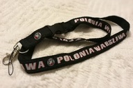 Smycz POLONIA WARSZAWA - smyczka klubowa do kluczy lub telefonu