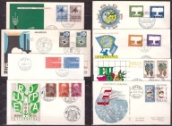 CEPT Europa FDC 1957 rocznik komplet