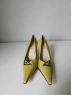 Śliczne markowe limonkowe MELIA MADE IN ITALY 40