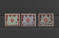 WMG 1921 Fi.81- 83 O kasowany .Herb Gdańska (duży format)