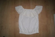 Bluzka z haftem angielskim H&M r.152