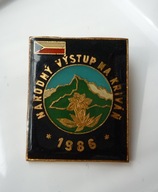 NARODNY VYSTUP NA KRIVAN CSRR CZECHOSŁOWACJA WEJŚCIE KRYWAŃ 1986