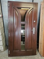 DRZWI Zewnętrzne Dębowe Drewniane Dąb Wejściowe 114x209cm