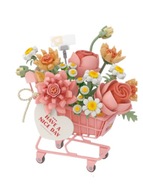 Klocki EleFun Fantasy Collection – Flower Cart, Wózek Pełen Kwiatów 619 el.