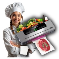 ZGRZEWARKA PRÓŻNIOWA DO ŻYWNOŚCI NA SUCHO I MOKRO 120W MOŻNA MYĆ POD WODĄ