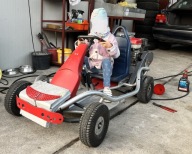 GOKART z silnikiem HONDA GX120 z regula fotela dla dziecka / dorosłego