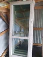 NOWE DRZWI/OKNA Balkonowe Drewniane Sosnowe 88x231cm 3 sztuki