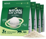 PETKIT 100% naturalny botaniczny żwirek tofu zbrylający 9,6 kg