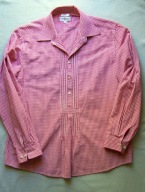 KOSZULA MĘSKA W KRATKE FOLK COTTON L 41/42 ALMSACH