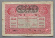 2 KORONY Austro-Węgry z 1917 roku , ŁADNE i RZADKIE , GALICJA