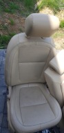 Fotel Pasażera Jaguar XF 2010r. Elektryczny Podgrzewany Skóra Eu M