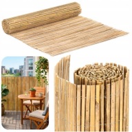 Mata bambusowa osłonowa na płot balkon gęsta listewki z bambusa ECO 1 x 3 m